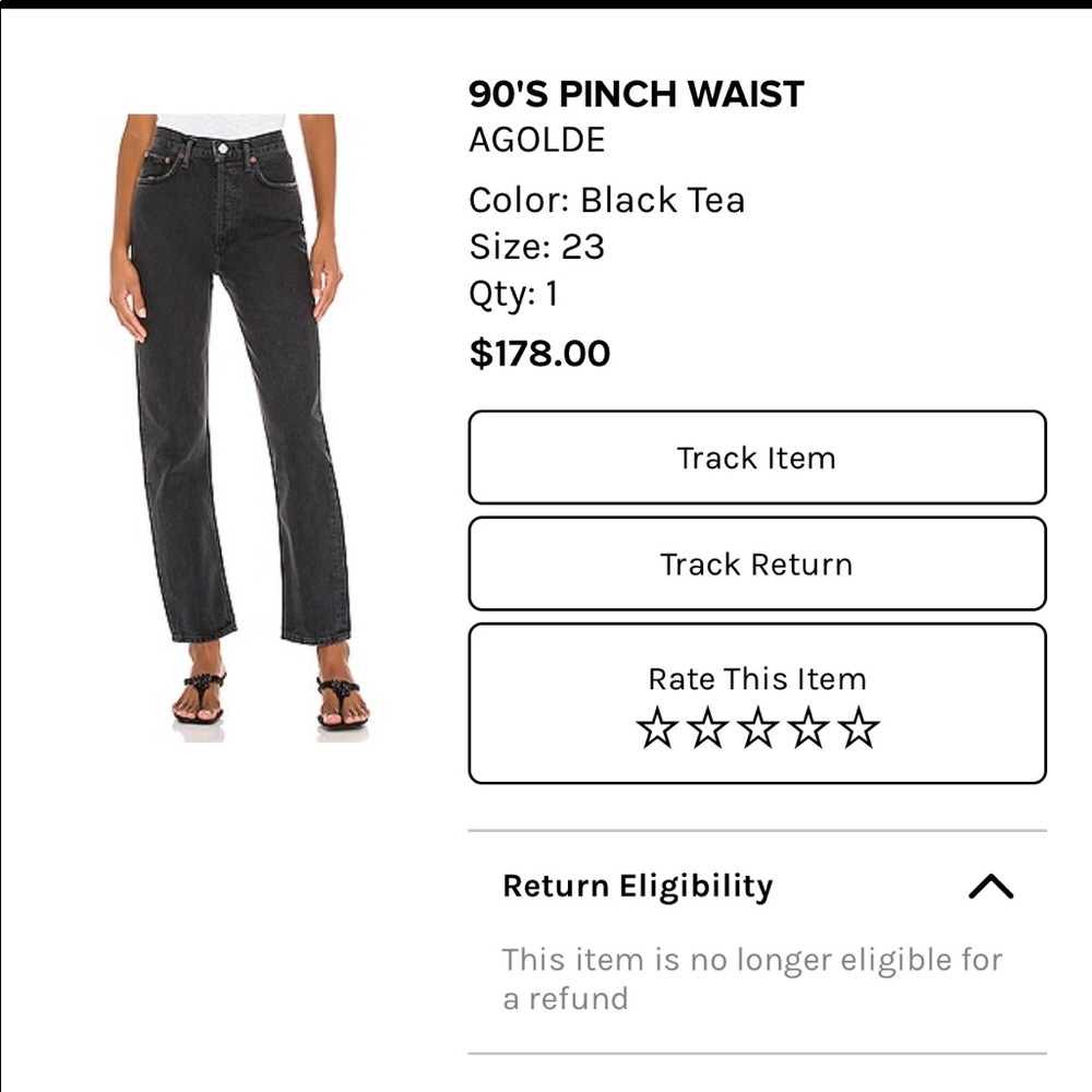 90s pinch waist jeans